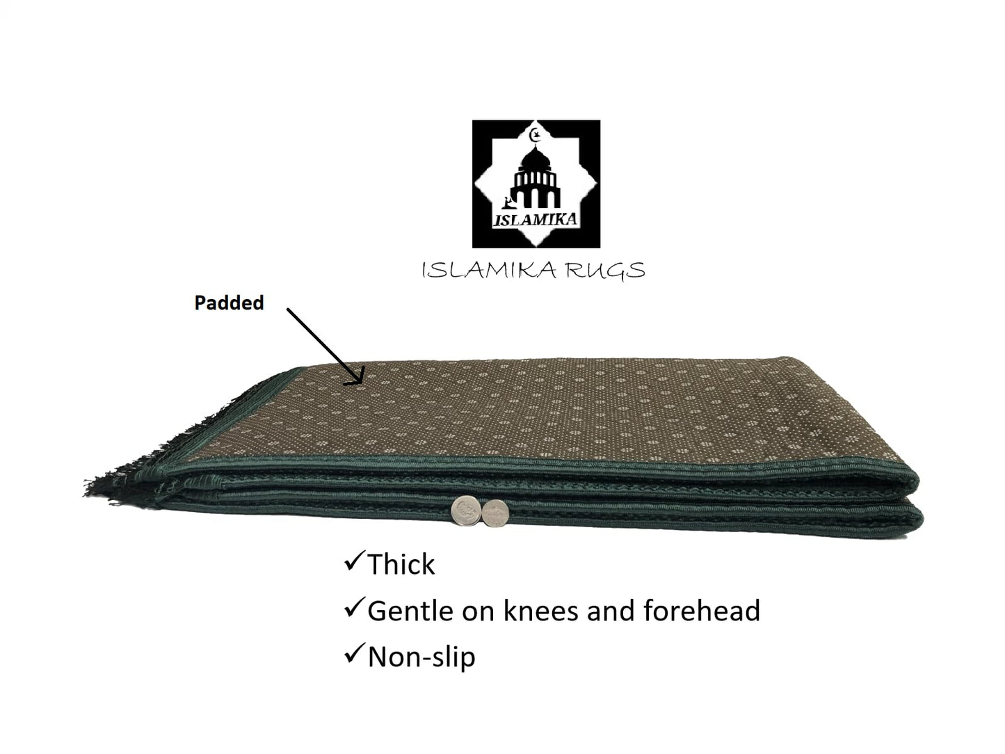 Thick Velvet Prayer Mat - Purple (Aya Model) - Large size