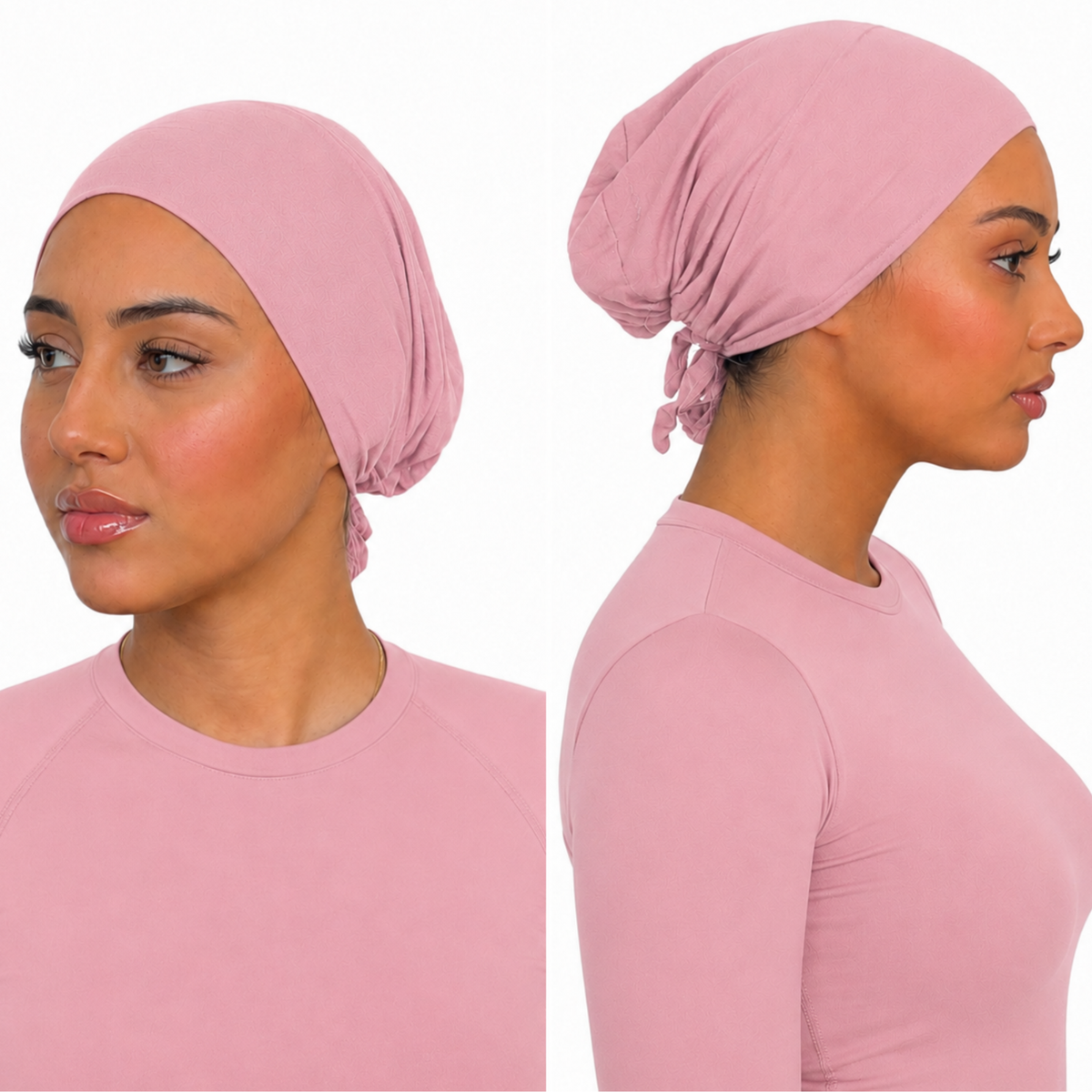Printed Chiffon Hijab with Jersey Undercap – Orbit