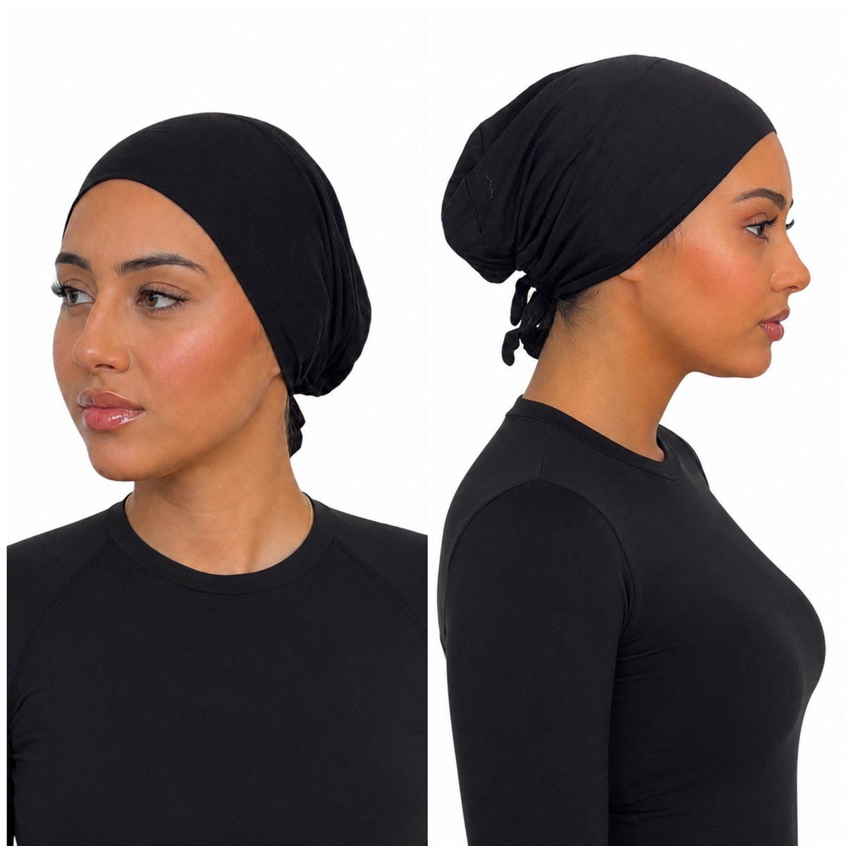 Printed Chiffon Hijab with Jersey Undercap – Orbit