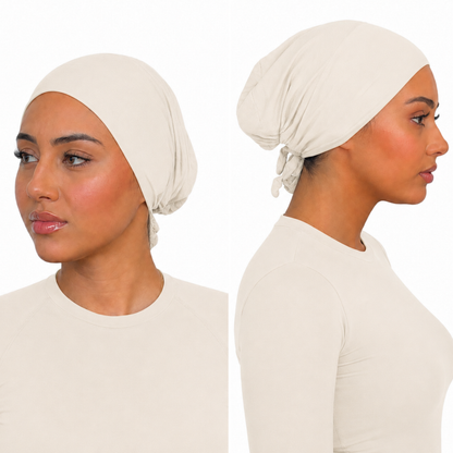 Printed Chiffon Hijab with Jersey Undercap – Orbit