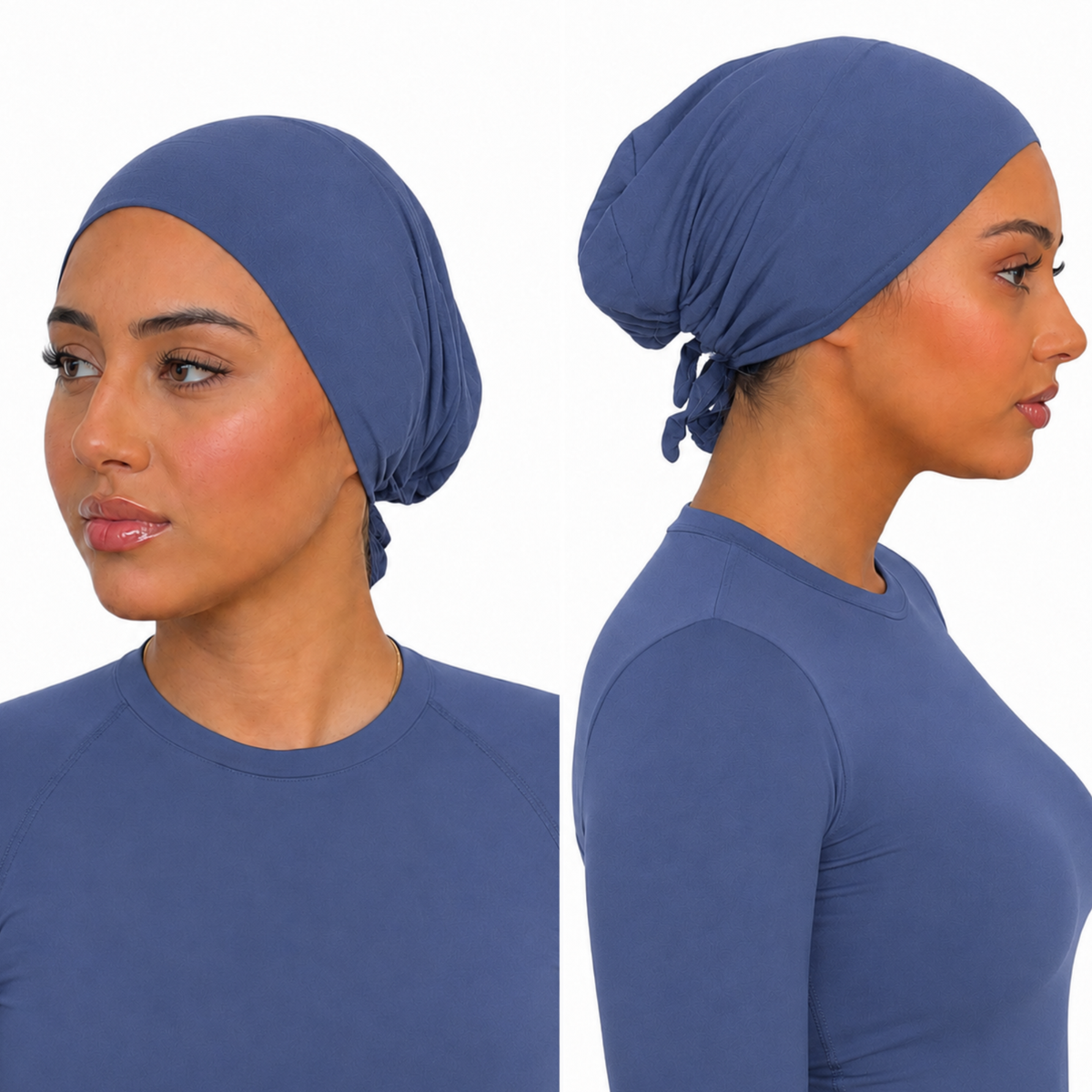 Marble Modal Hijab with Jersey Undercap Set