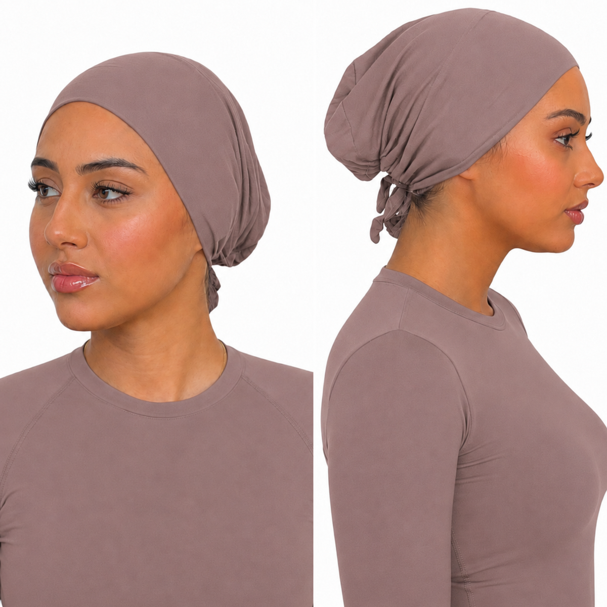 Marble Modal Hijab with Jersey Undercap Set