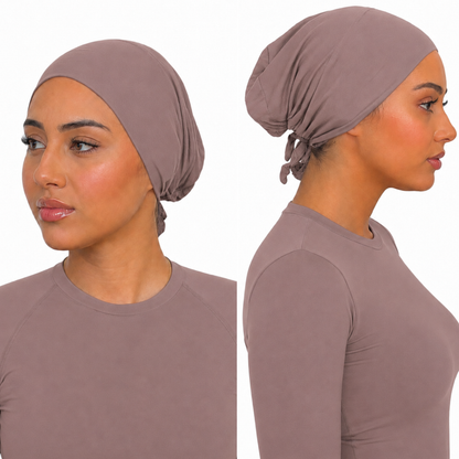 Marble Modal Hijab with Jersey Undercap Set