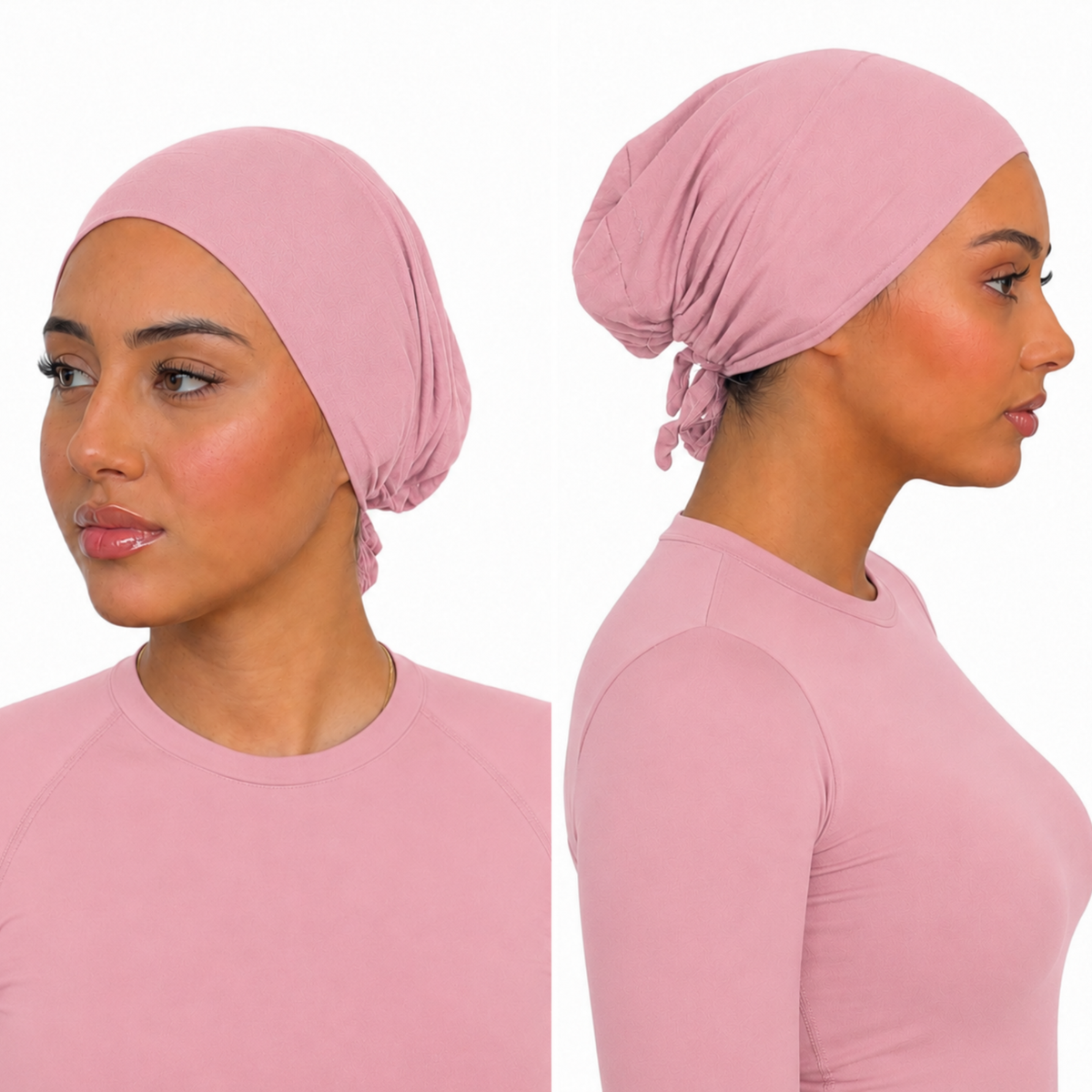Marble Modal Hijab with Jersey Undercap Set