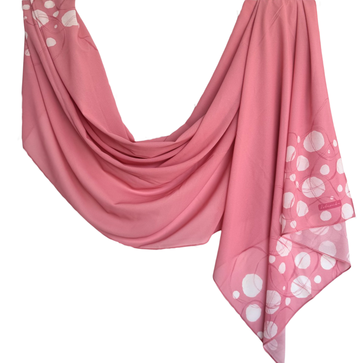Printed Chiffon Hijab with Jersey Undercap – Orbit