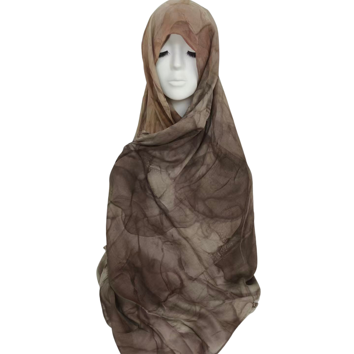 Marble Modal Hijab with Jersey Undercap Set