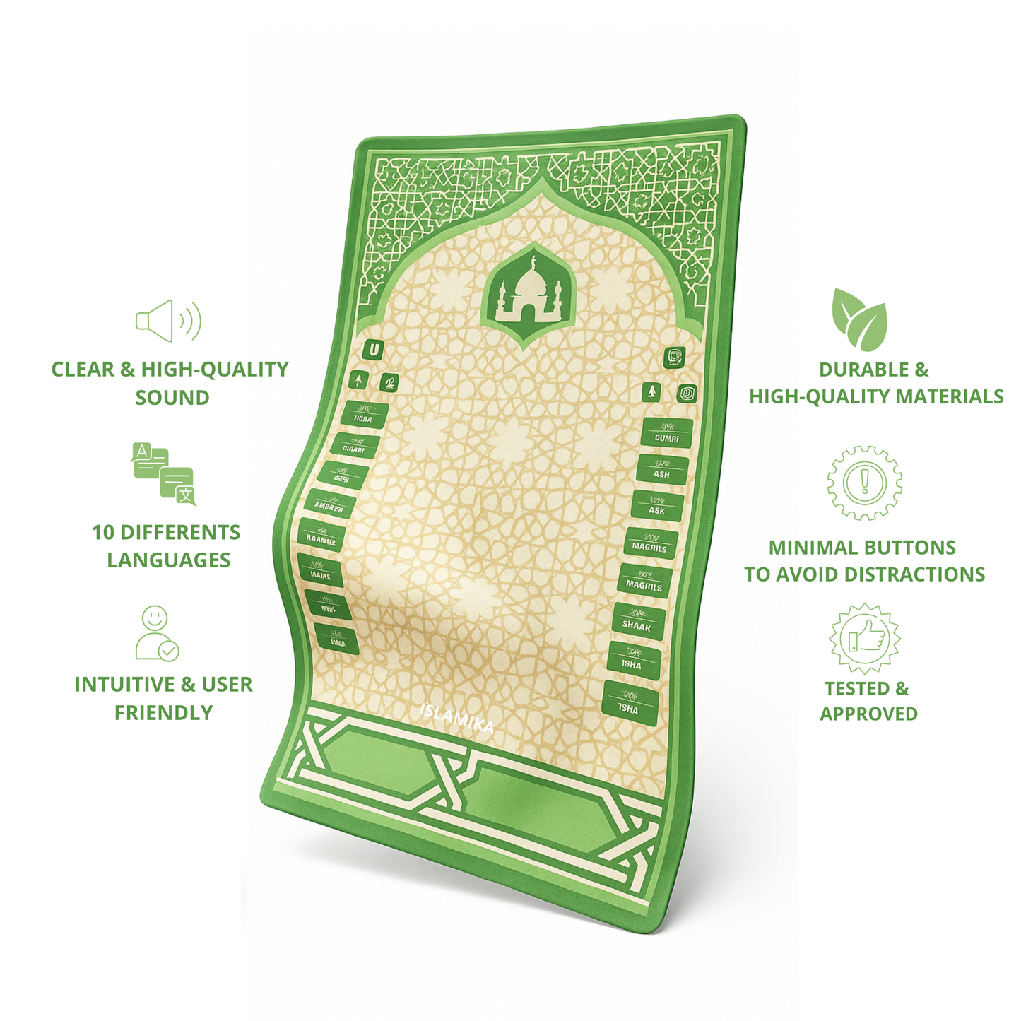 Smart Interactive Prayer Mat - Clear model