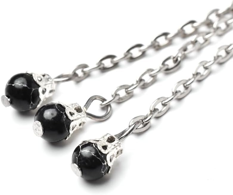 Black Premium Tasbih Prayer Beads (Pack of 2) – 99 Prayer Counter for tasbeeh