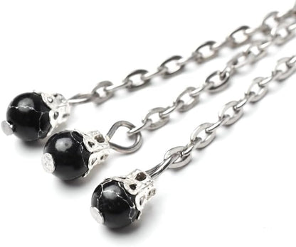 Black Premium Tasbih Prayer Beads (Pack of 2) – 99 Prayer Counter for tasbeeh