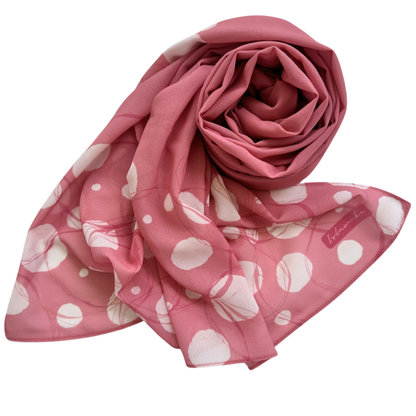 Printed Chiffon Hijab with Jersey Undercap – Orbit
