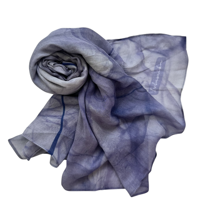 Marble Modal Hijab with Jersey Undercap Set