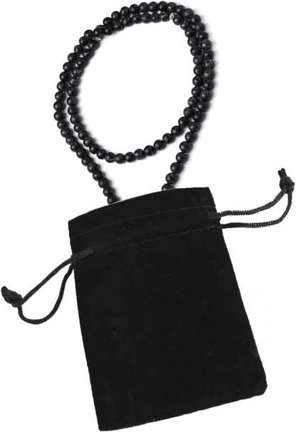 Black Premium Tasbih Prayer Beads (Pack of 2) – 99 Prayer Counter for tasbeeh