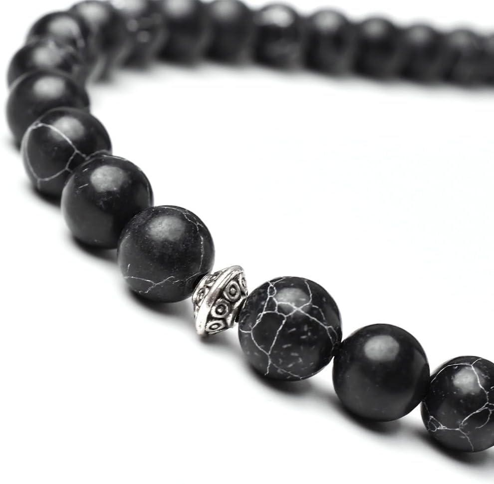 Black Premium Tasbih Prayer Beads (Pack of 2) – 99 Prayer Counter for tasbeeh