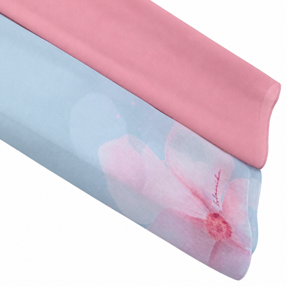 2-Piece Instant Chiffon Hijab Set (1 Printed & 1 Solid