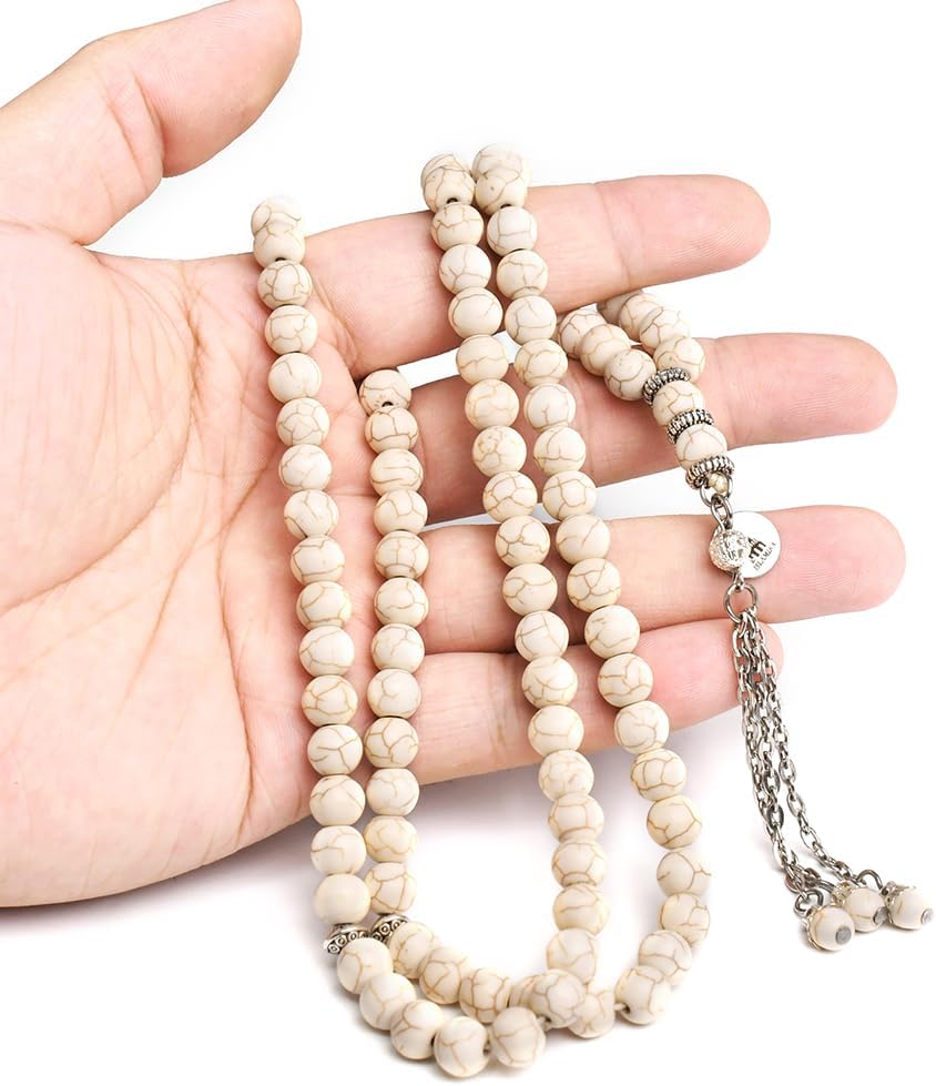 Islamika Premium Tasbih Prayer Beads (2-Pack) – 99-Bead & 33-Bead Counter for tasbeeh | Muslim Misbaha