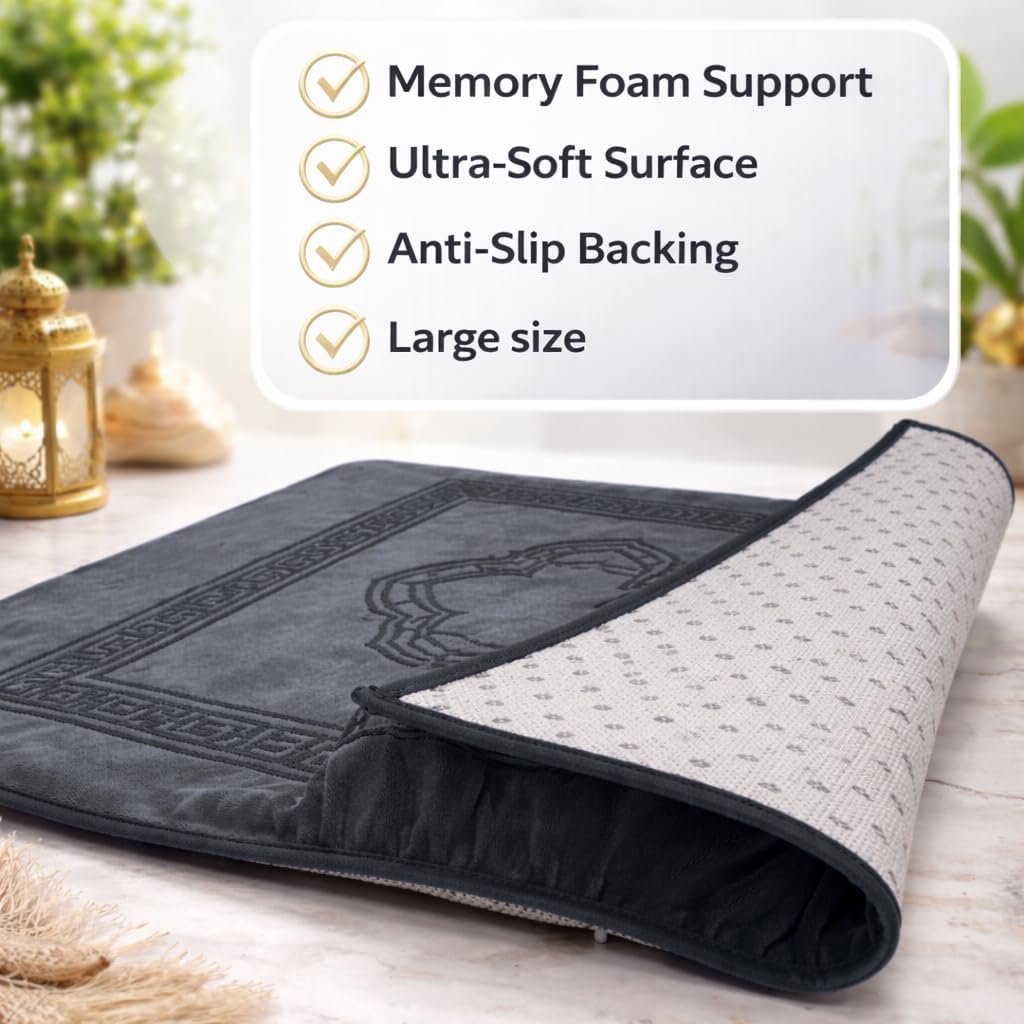 Orthopedic Prayer Mat with Memory Foam Knee Suppor