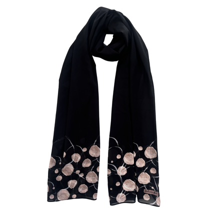 Printed Chiffon Hijab with Jersey Undercap – Orbit