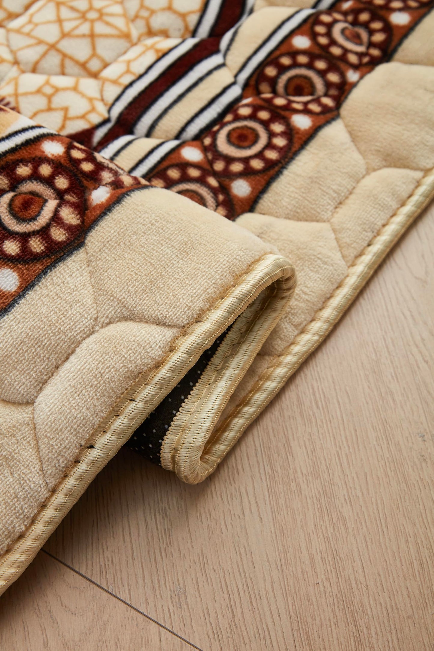 Thick Padded Prayer Rug-Sajadah for Men Women for Eid Travel Ramadan, Soft