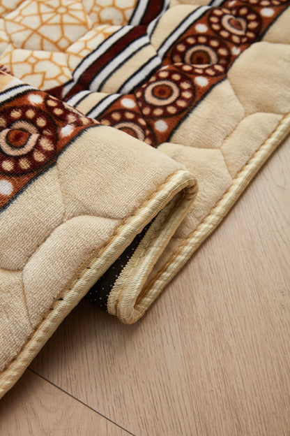 Thick Padded Prayer Rug-Sajadah for Men Women for Eid Travel Ramadan, Soft