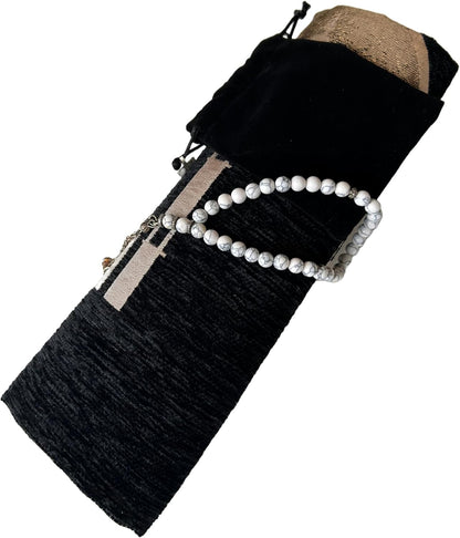 Islamika Lightweight Thin Prayer Mat – Portable Islamic Janamaz for Travel & Daily Salah