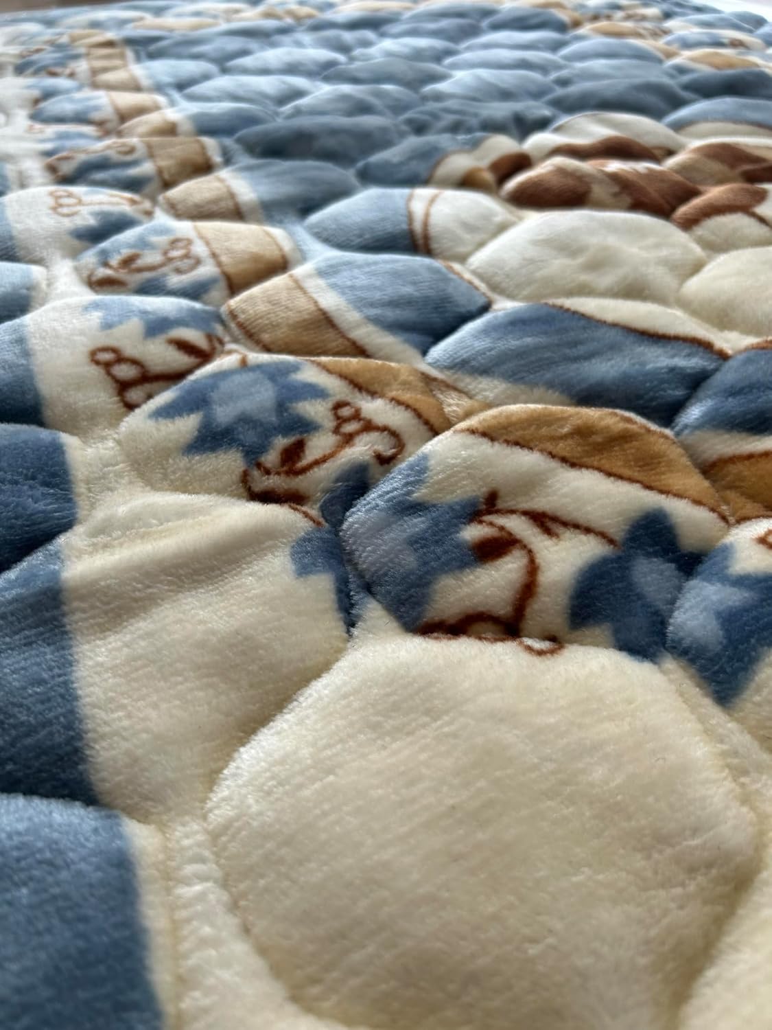 Extra Thick Velvet Prayer Mat - Baby blue (Layth Model) - Large size