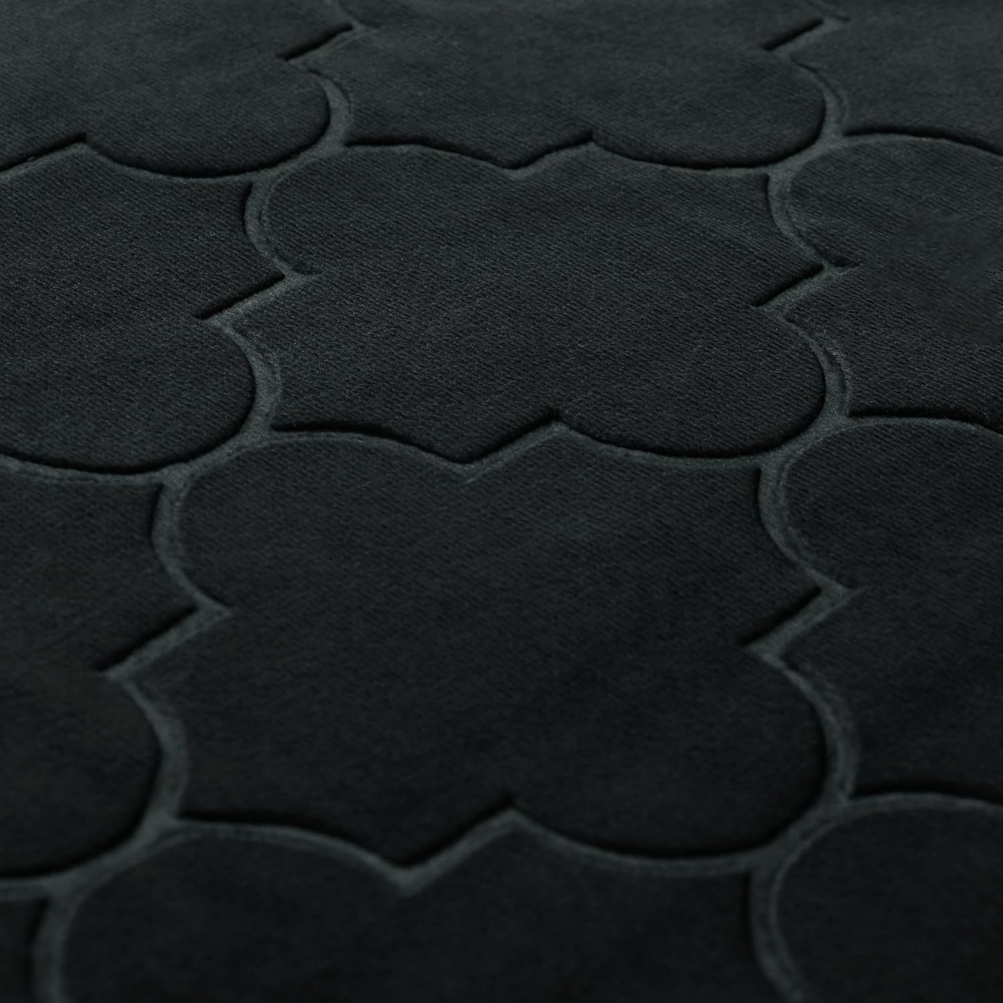 Thick Padded Arch Prayer Mat (yussuf model) -Black