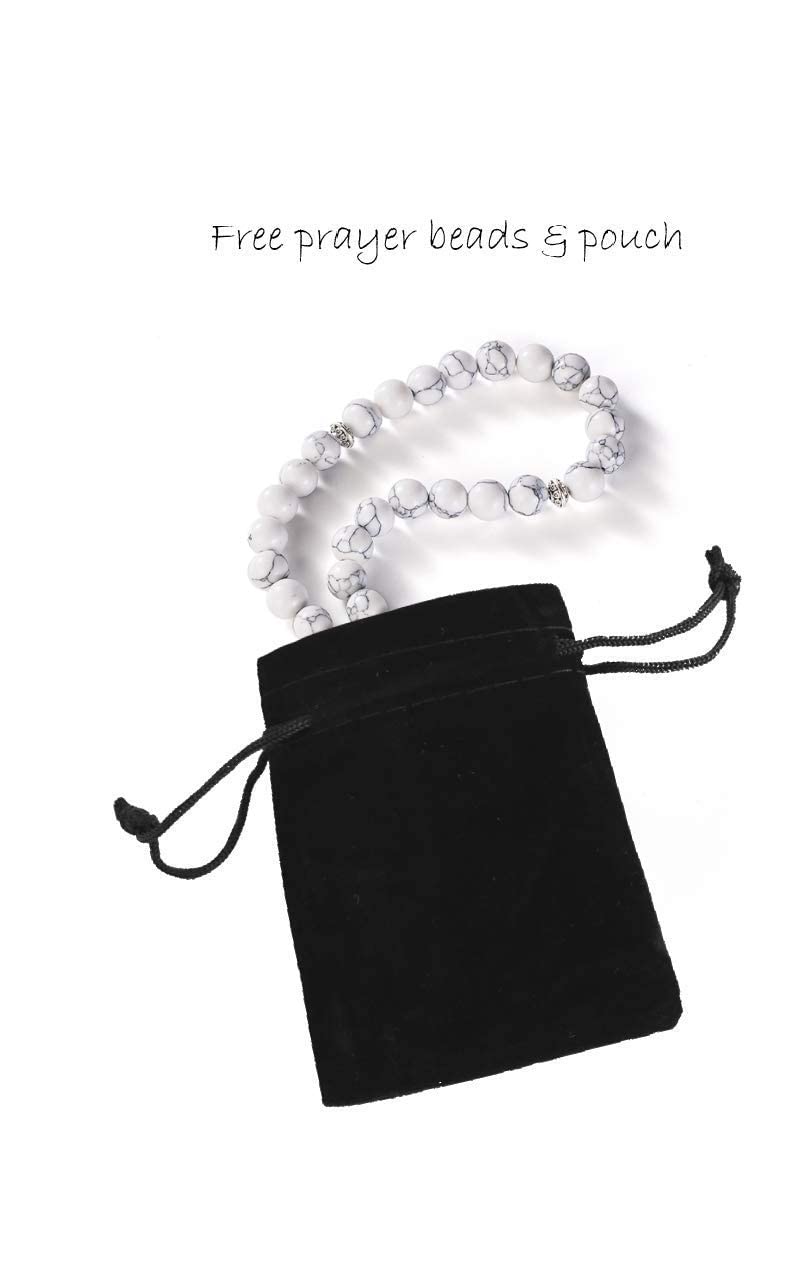 Thick Velvet Prayer Mat - Purple (Aya Model) - Large size