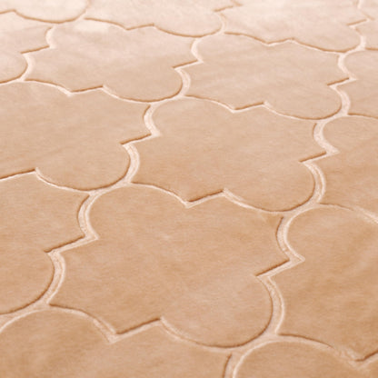 Thick Padded Arch Prayer Mat (yussuf model) -Beige