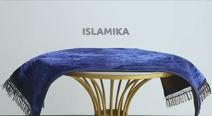 Thick Velvet Prayer Mat - Pink (Ali Model)-Large size